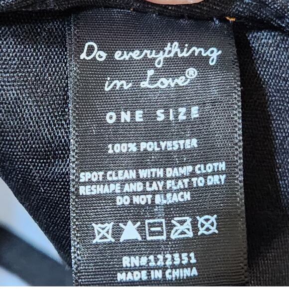 Anthro-Do Everything In Love Brown Letter C Teddy Sherpa Baseball Cap Women OS - Picture 7 of 7